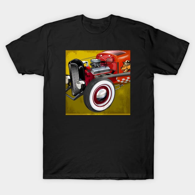 Hot Rod 55 T-Shirt by Midcenturydave